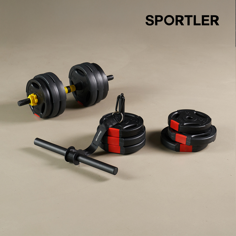스포틀러 블랙원판 1.25kg 2개 세트 저중량 홈트 단계별 25mm 바벨 덤벨 헬스 원판 - 상세 이미지 4