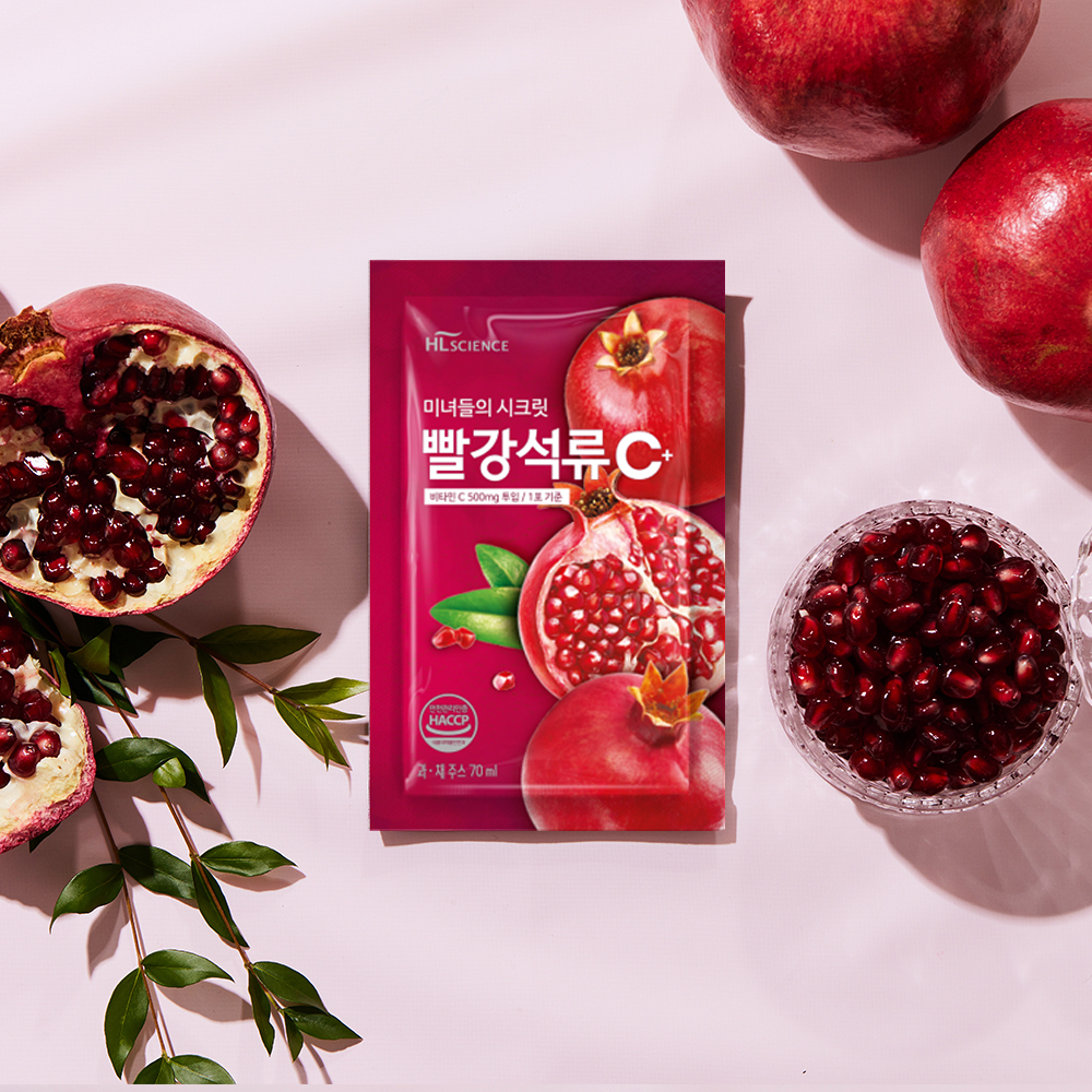 미녀들의 시크릿 빨강석류C+ 100포 1박스 석류즙 - 상세 이미지 2