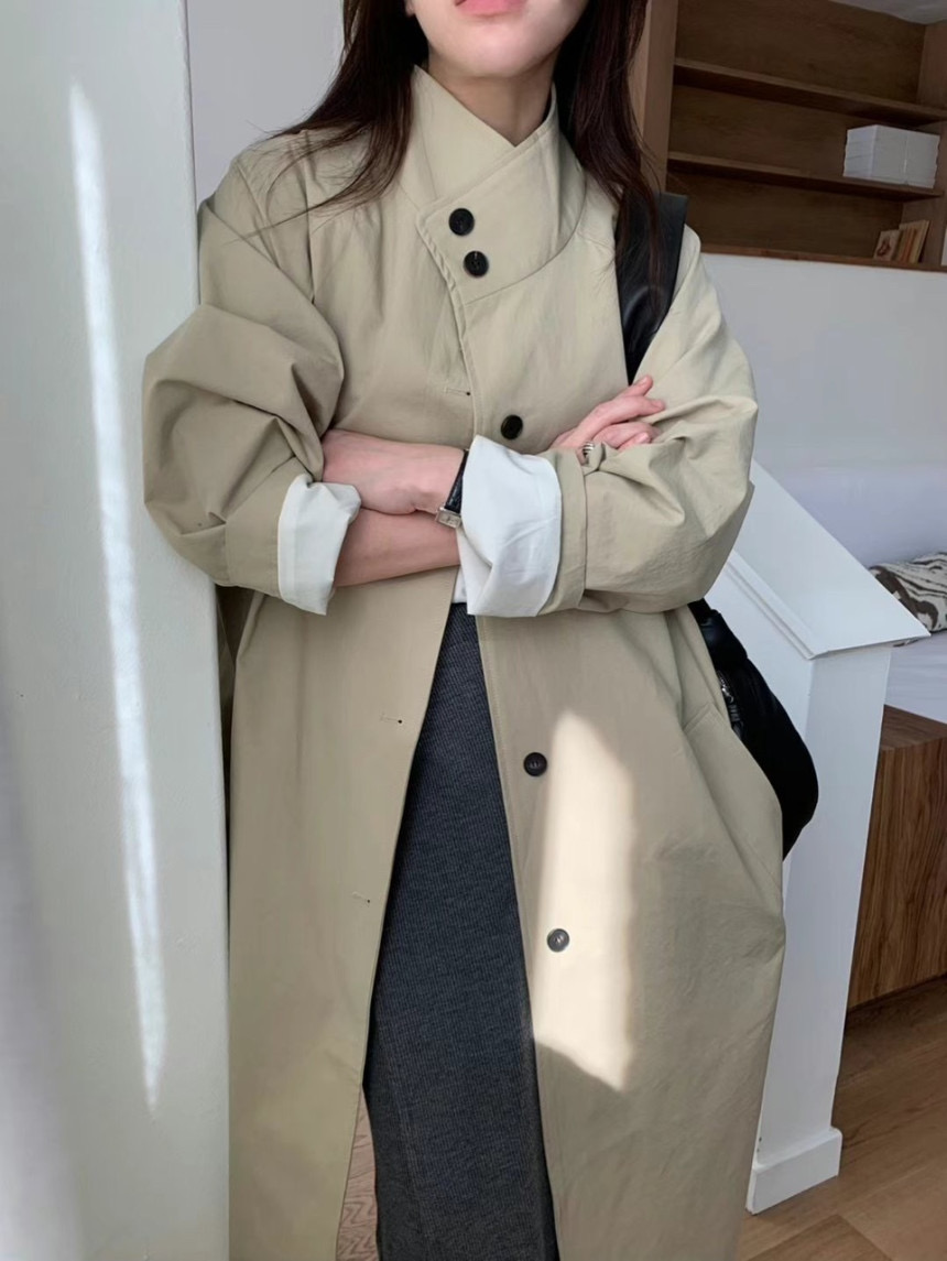 [당발]Stted trench coat (2clolors) 상세 이미지 5