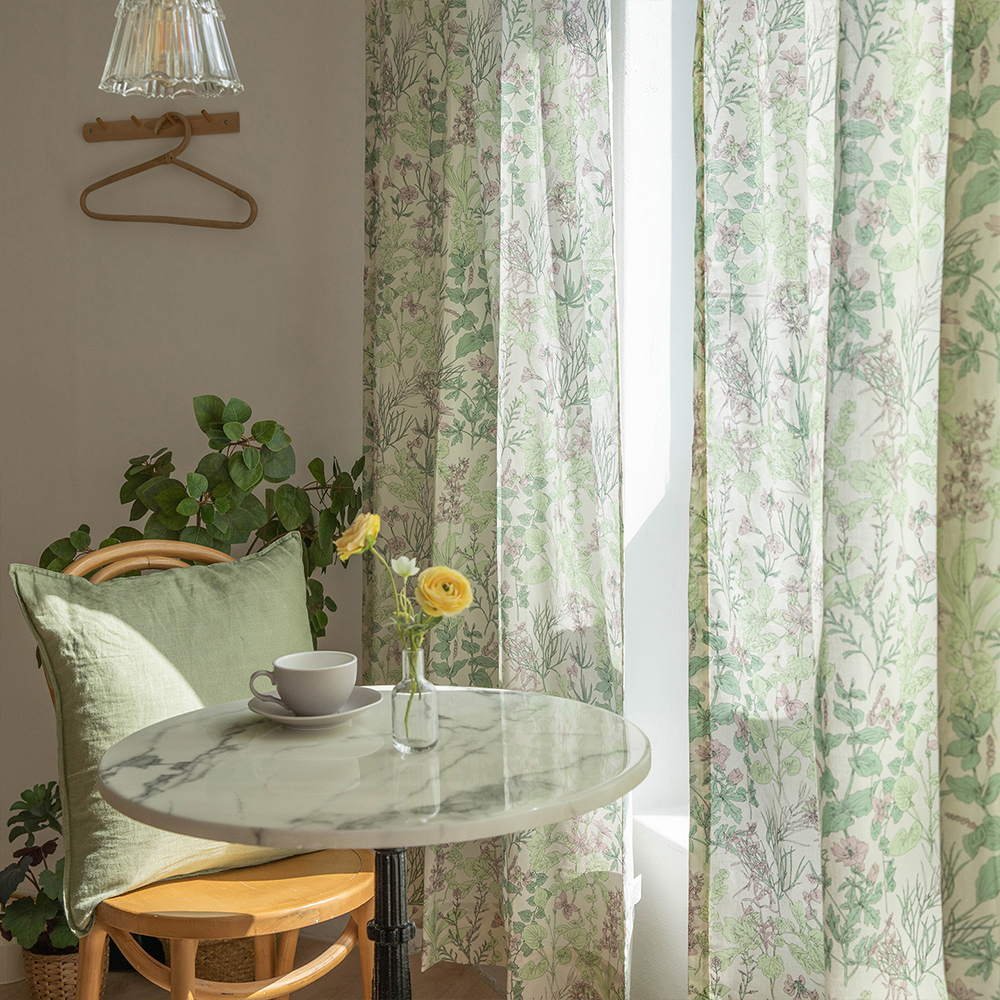 바자르 모로코 광목 순면 책장 주방 가림막커튼 공간분리 창문형 가리개커튼