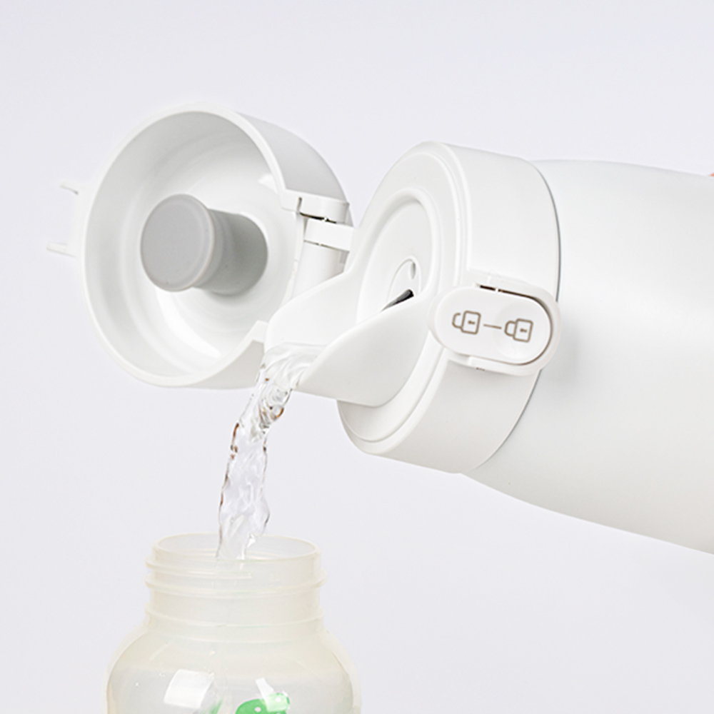 아가드 휴대용 무선 분유포트 500ml 가열 보온병 보온포트 텀블러