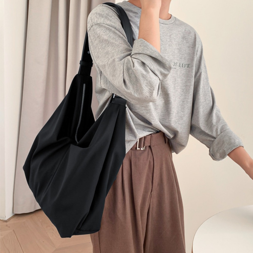 에코백 대학생 직장인 숄더백 나일론 지퍼 방수 여행 보부상 가벼운 가방 셀론 P13761