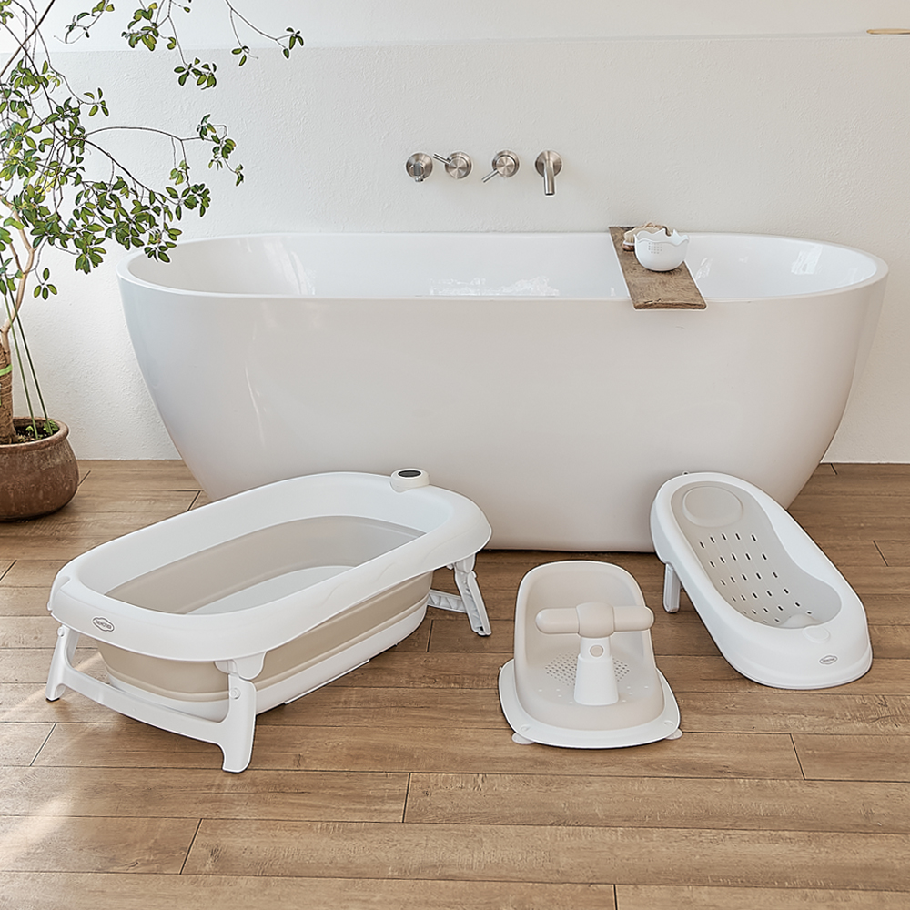 더마더 접이식 아기욕조 신생아욕조 디지털 탕온계