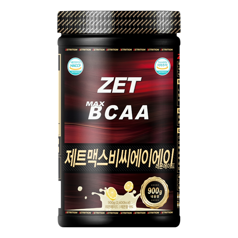 제트리션 제트맥스 BCAA 900g 레몬 9000mg BCAA 글루타민 60회분 - 메인 이미지
