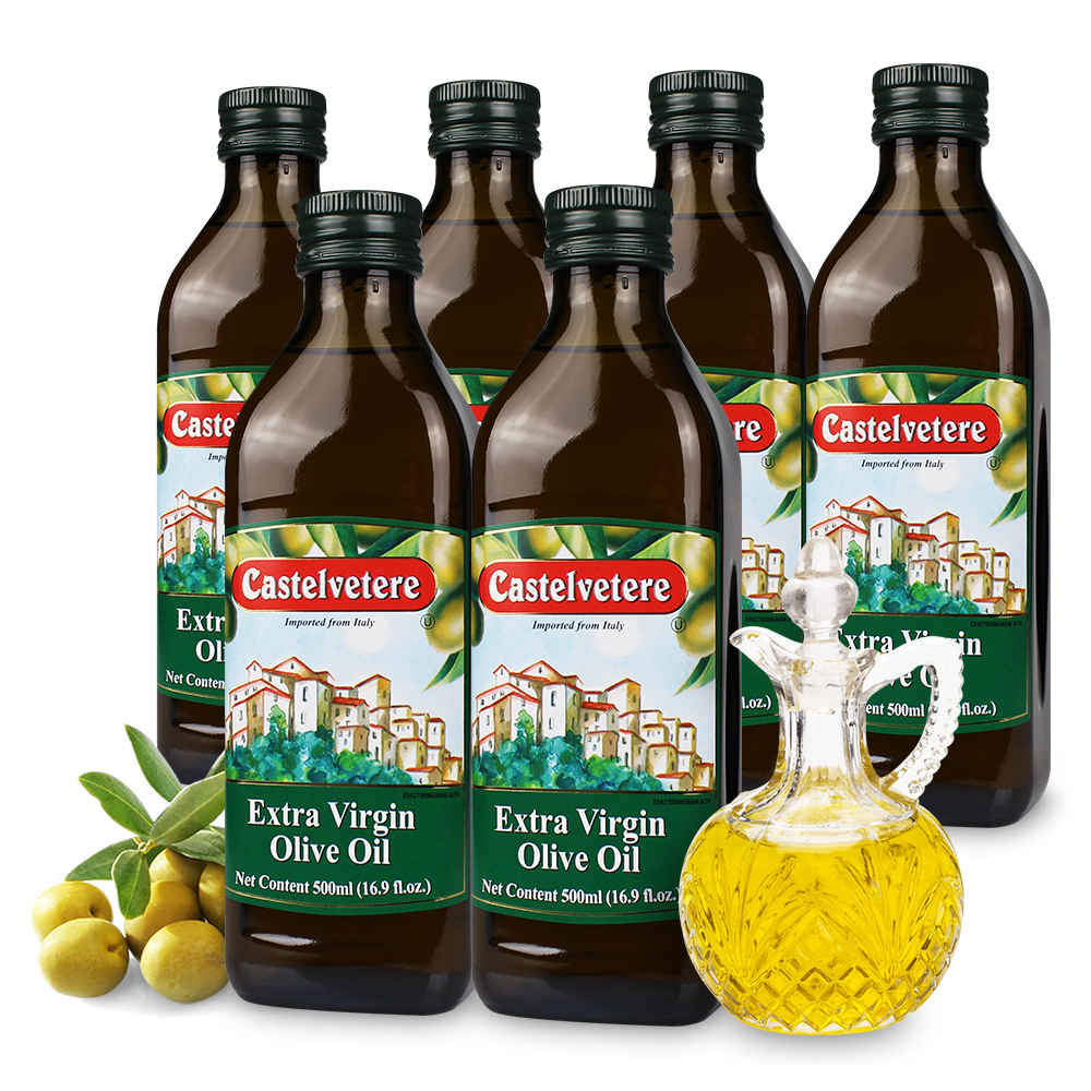 [포인트] 이탈리아 냉압착 올리브유 엑스트라버진 올리브 오일 공복 먹는 샐러드용 500ml, 3개 - 상세 이미지 4