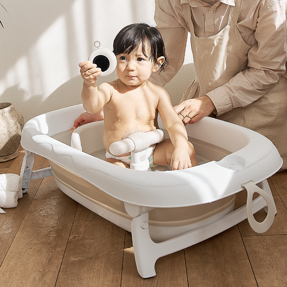 더마더 접이식 아기욕조 신생아욕조 디지털 탕온계