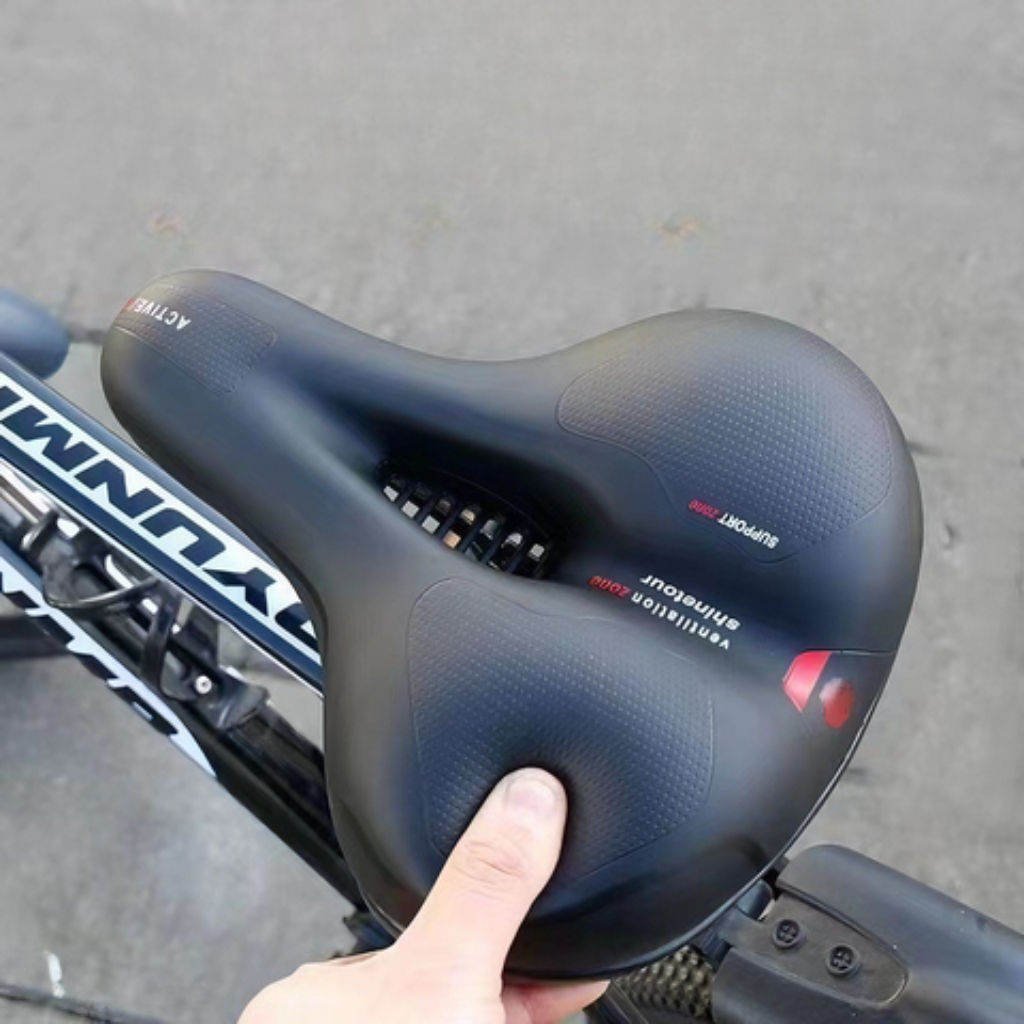 젤큰 자전거안장 무통증 MTB 전기 전립선 안장 메모리폼 에어쿠션 - 상세 이미지 5