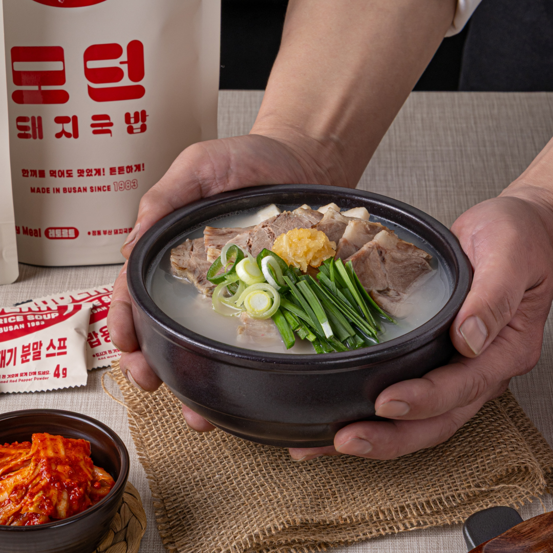 12팩 부산 모던돼지국밥 40년전통 맛집 간편식 밀키트 택배650g 12개 - 상세 이미지 4