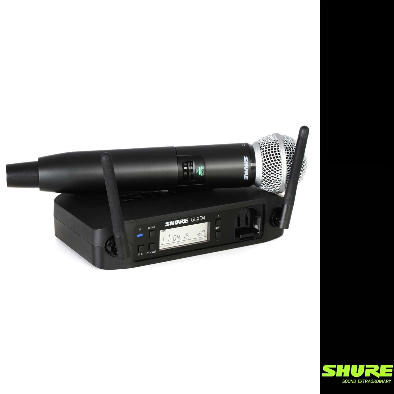 SHURE GLXD24/SM58 슈어 무선 핸드 마이크 세트