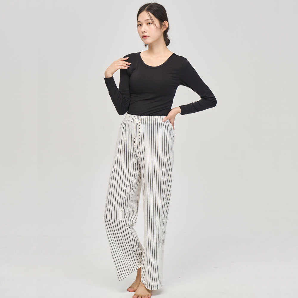 구름바지 사방스판바지 줄무늬바지 사방스판바지 정석바지 편의점바지 흡연자바지 기숙사바지 신혼부부바지 실내복 홈웨어 편한바지 - 상세 이미지 2