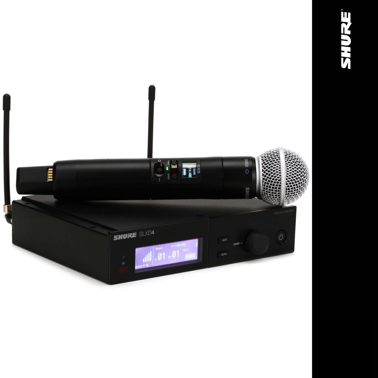 SHURE SLXD24/SM58 슈어 무선 마이크 송수신기 세트