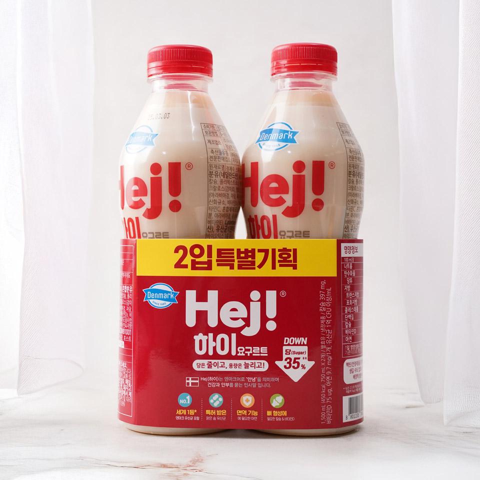 메가마트 동원 덴마크 하이 요구르트 750mlx2입 - 상품 이미지