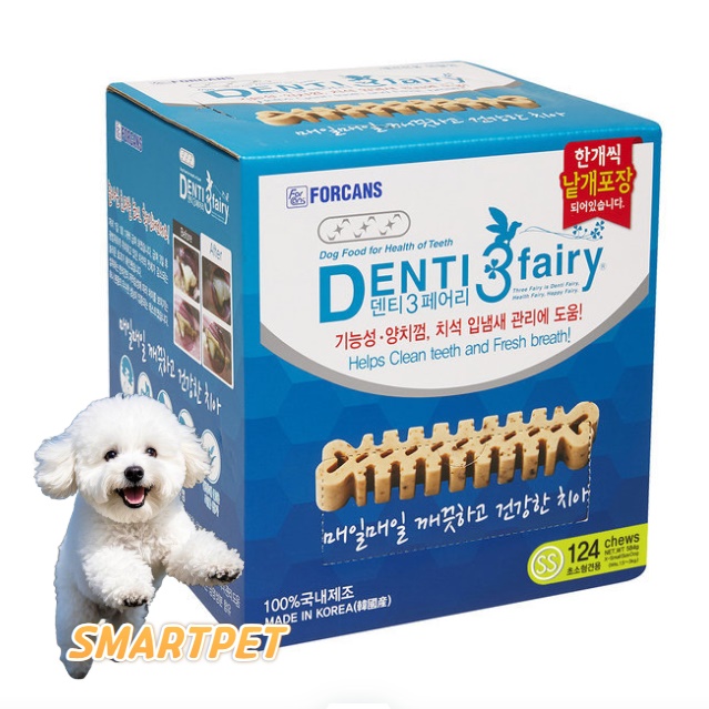 강아지가 좋아하는 덴티페어리 디스펜서 강아지 덴탈껌 SS 124P