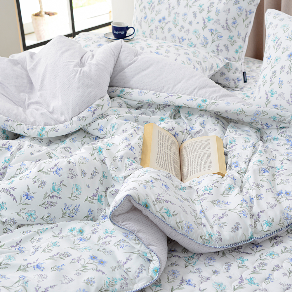 콜라겐 모달 알러지케어 옥수수솜 먼지없는 따뜻한 두꺼운 겨울 차렵 이불 SS