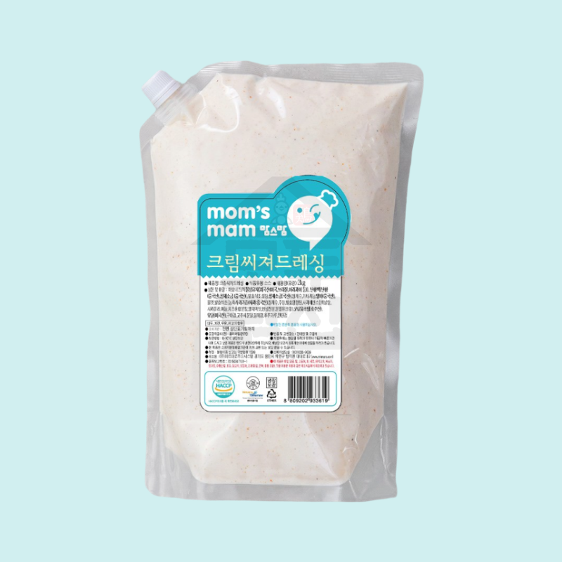 미르마로 맘스맘 크림씨져드레싱 2kg 크리미시저드레싱 - 상품 이미지