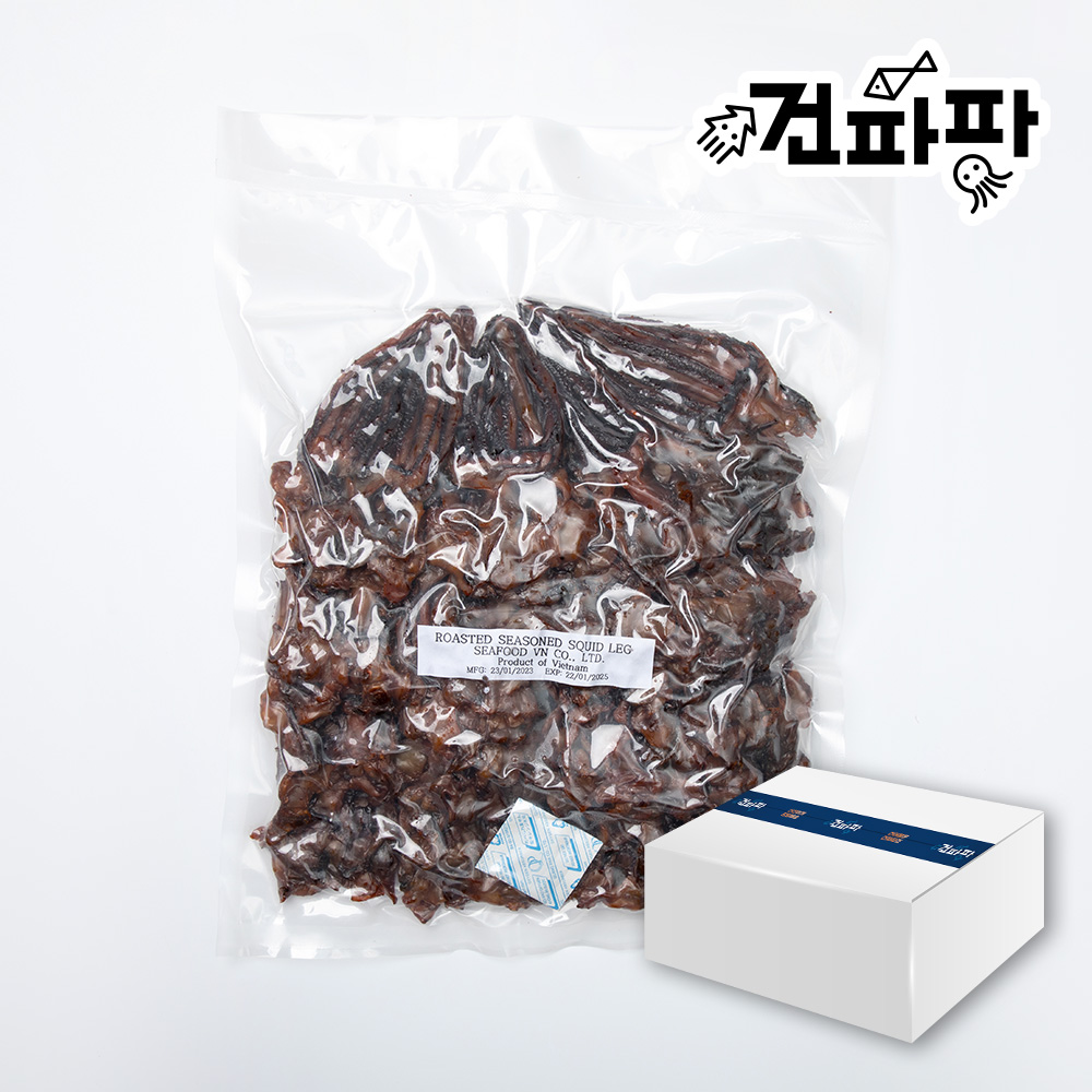 [벌크나라 10KG] 건어물도매 업소용 숏다리 오다리 오징어다리 - 상품 이미지