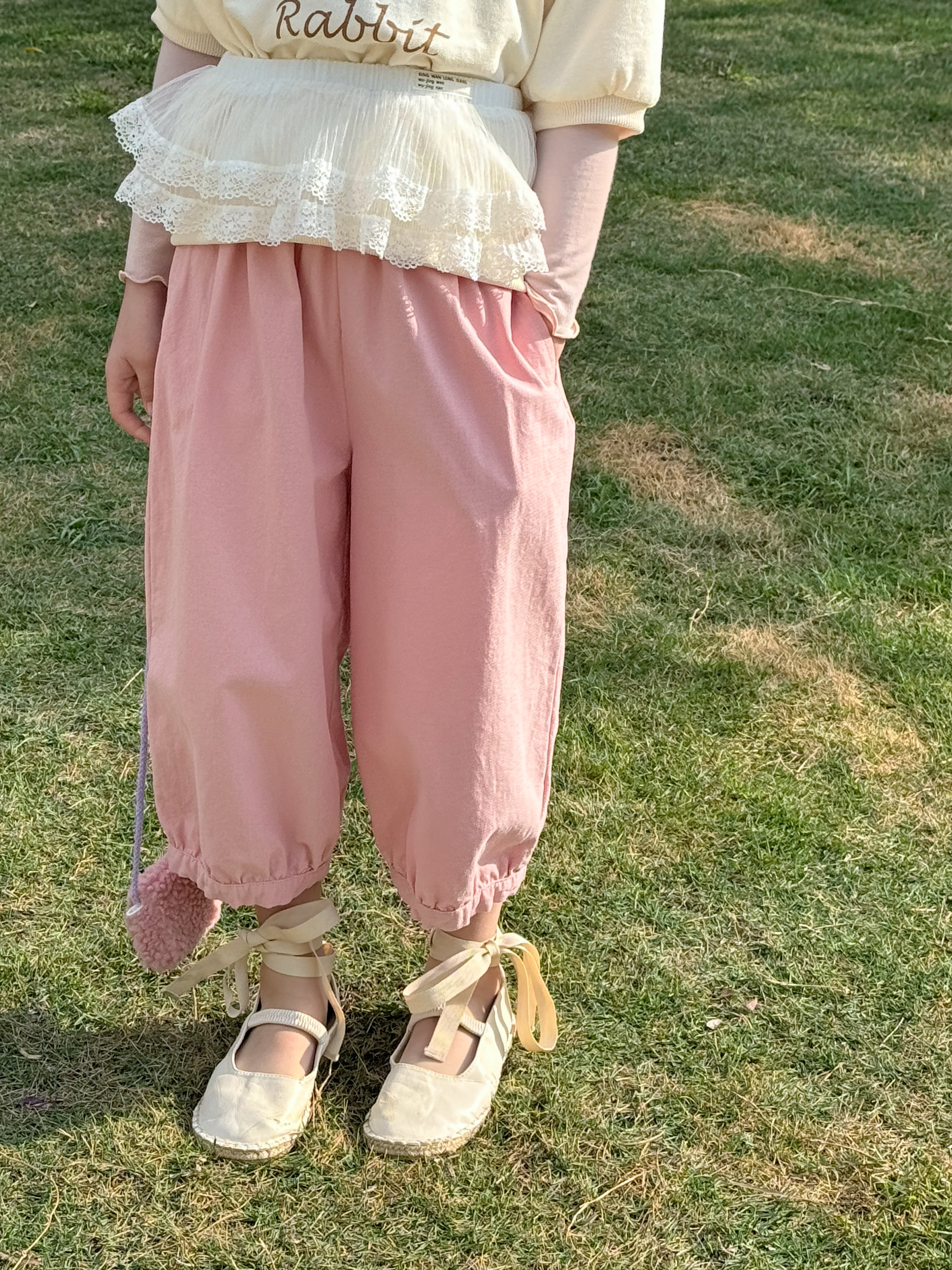 Irene's Closet 커프스 8부 항아리 팬츠 유아 주니어 봄 여름