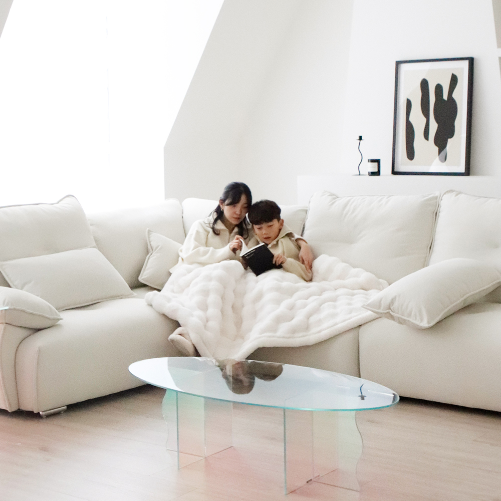 비알프렌드 포구미 신소재 생활방수 린코튼 풀커버 패브릭 소파 (3인/4인) 가로형/코너형