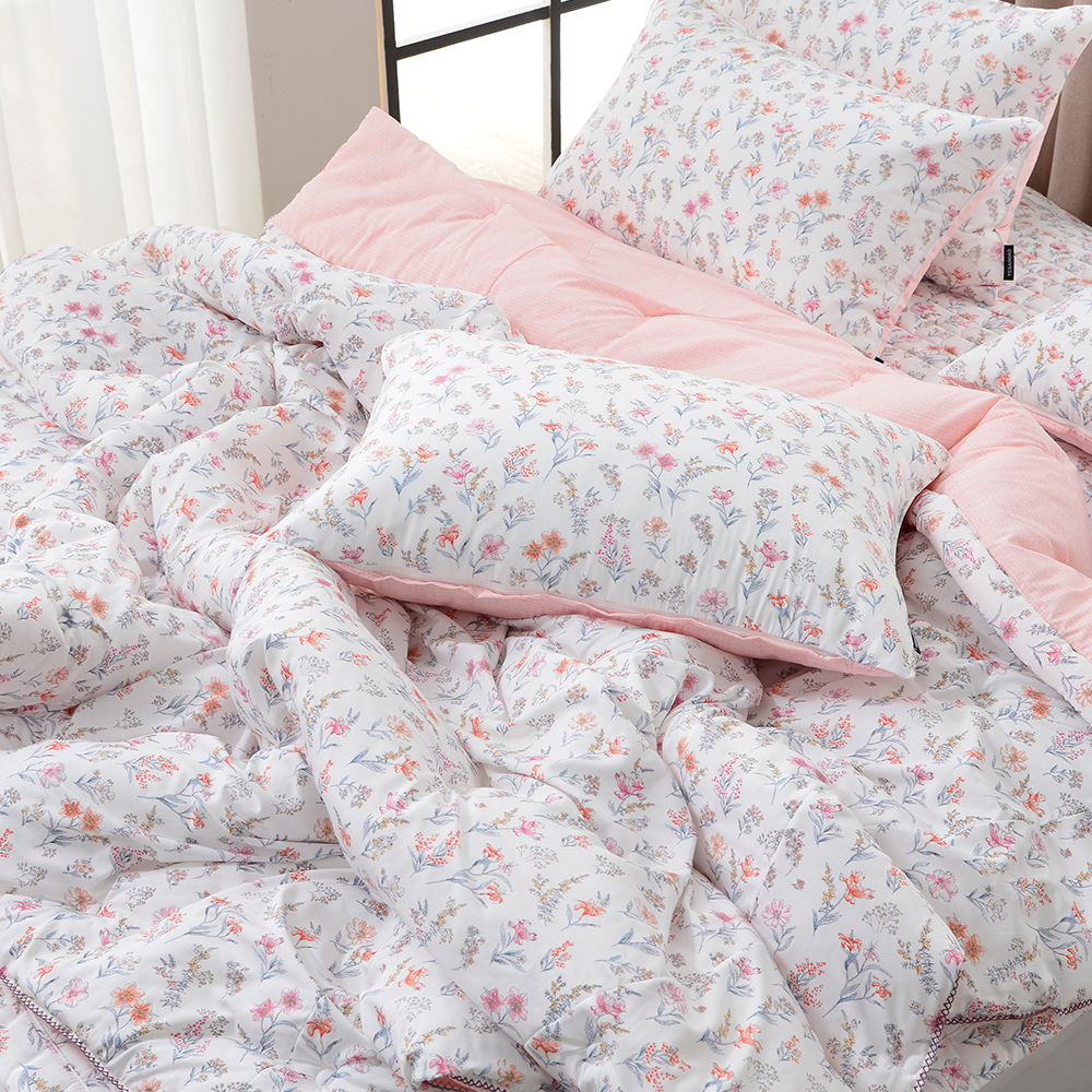 콜라겐 모달 알러지케어 옥수수솜 먼지없는 따뜻한 두꺼운 겨울 차렵 이불 SS