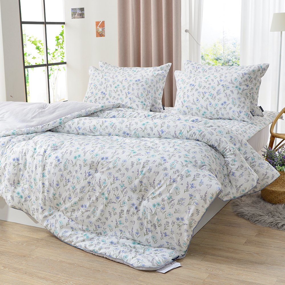 콜라겐 모달 알러지케어 옥수수솜 먼지없는 따뜻한 두꺼운 이브자리 겨울 차렵 이불 SS