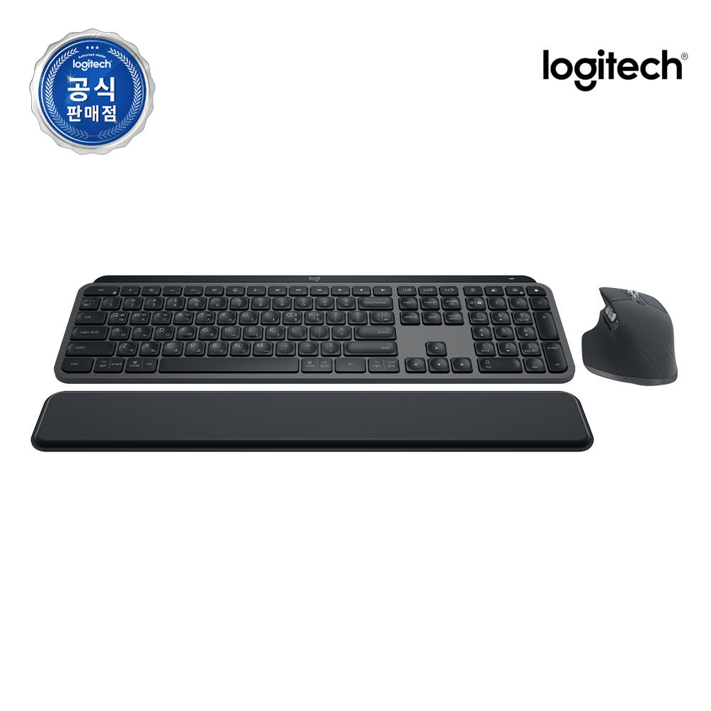 로지텍코리아 공식 MX Keys S Combo 블랙, 팬터그래프 - 상세 이미지 2