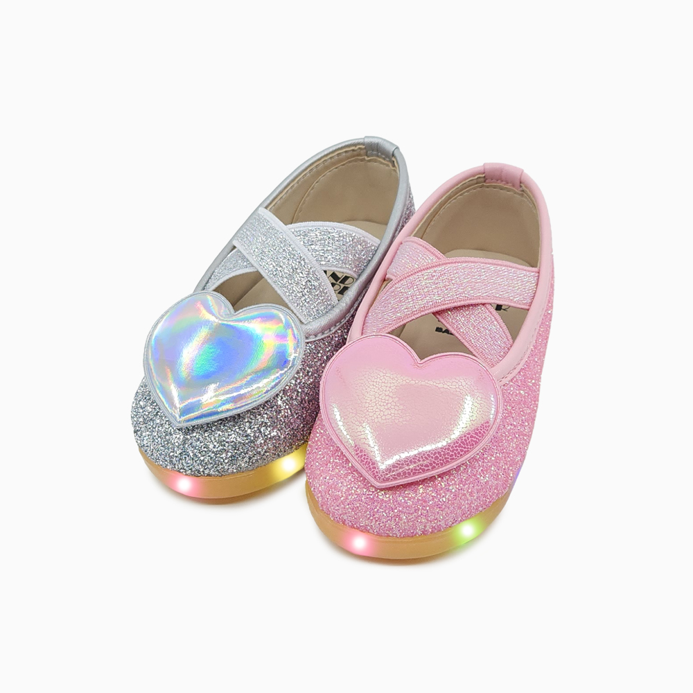 베이비솔 여아구두 유아 구두 아기 메리제인 LED 신발 발레리나 - 상품 이미지