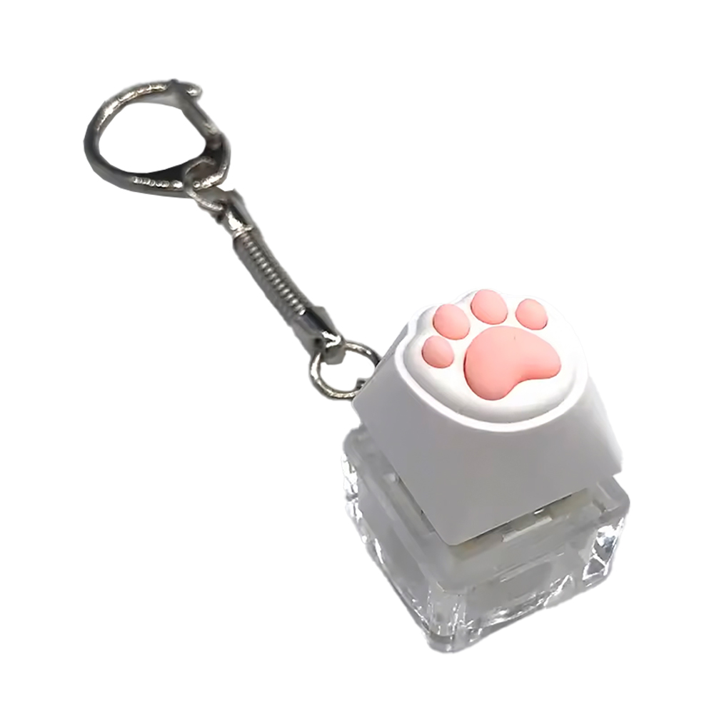 고양이 이모티콘 키링 키홀더 체인 열쇠고리 발 꾹부들 - 상세 이미지 5