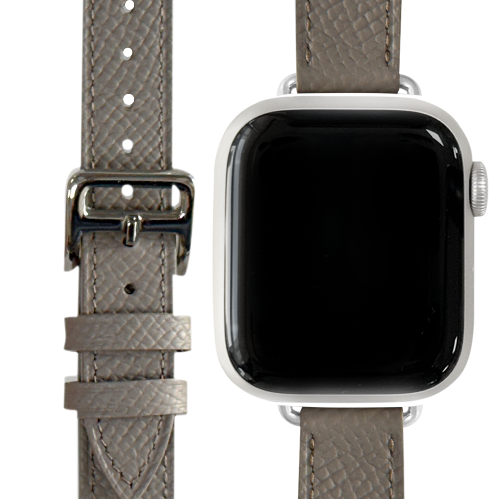 TXLX 애플워치 앱송 슬림 가죽 스트랩 밴드 10 9 8 7 SE SE2