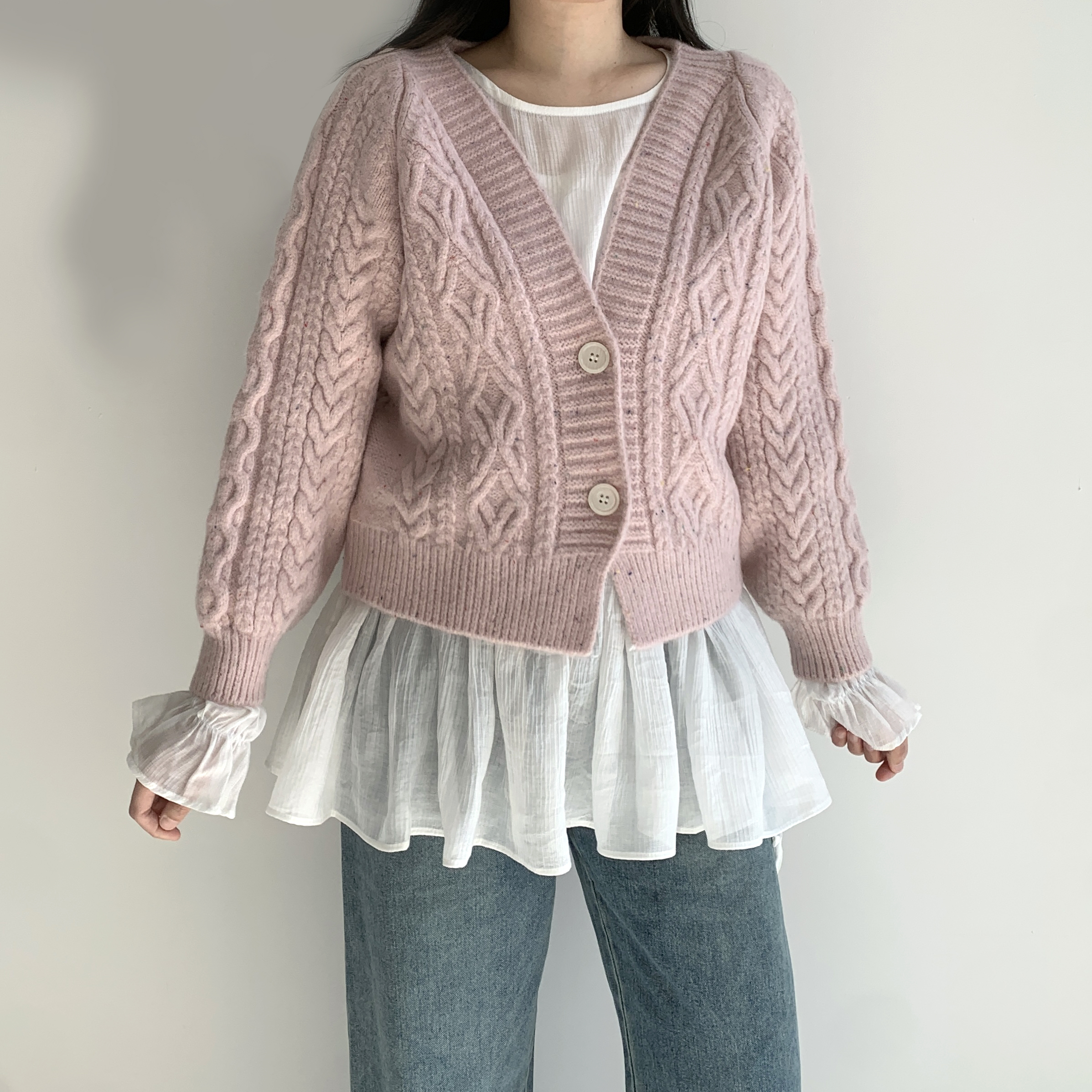 쉬폰블라우스 프릴블라우스 레이어드블라우스 - 상세 이미지 2