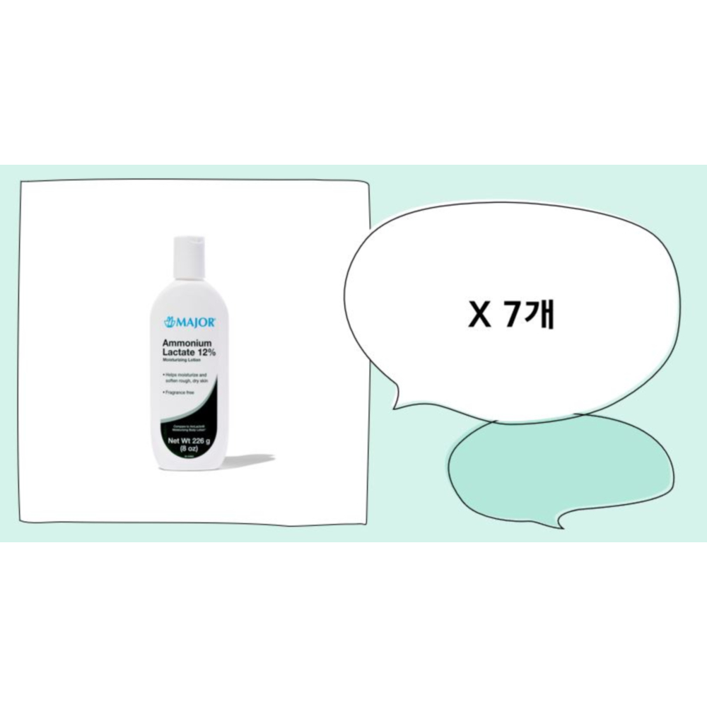 메이저 암모늄 락테이트 12% 보습 로션 226g x 7개 - 상품 이미지