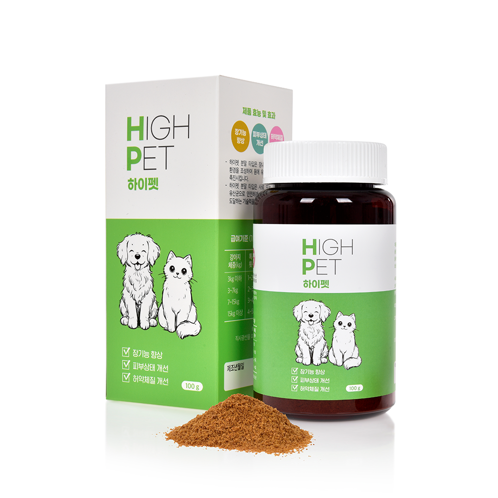 하이펫 강아지 유산균 장건강 허약체질 피부 설사할때 변비유산균 강아지영양제