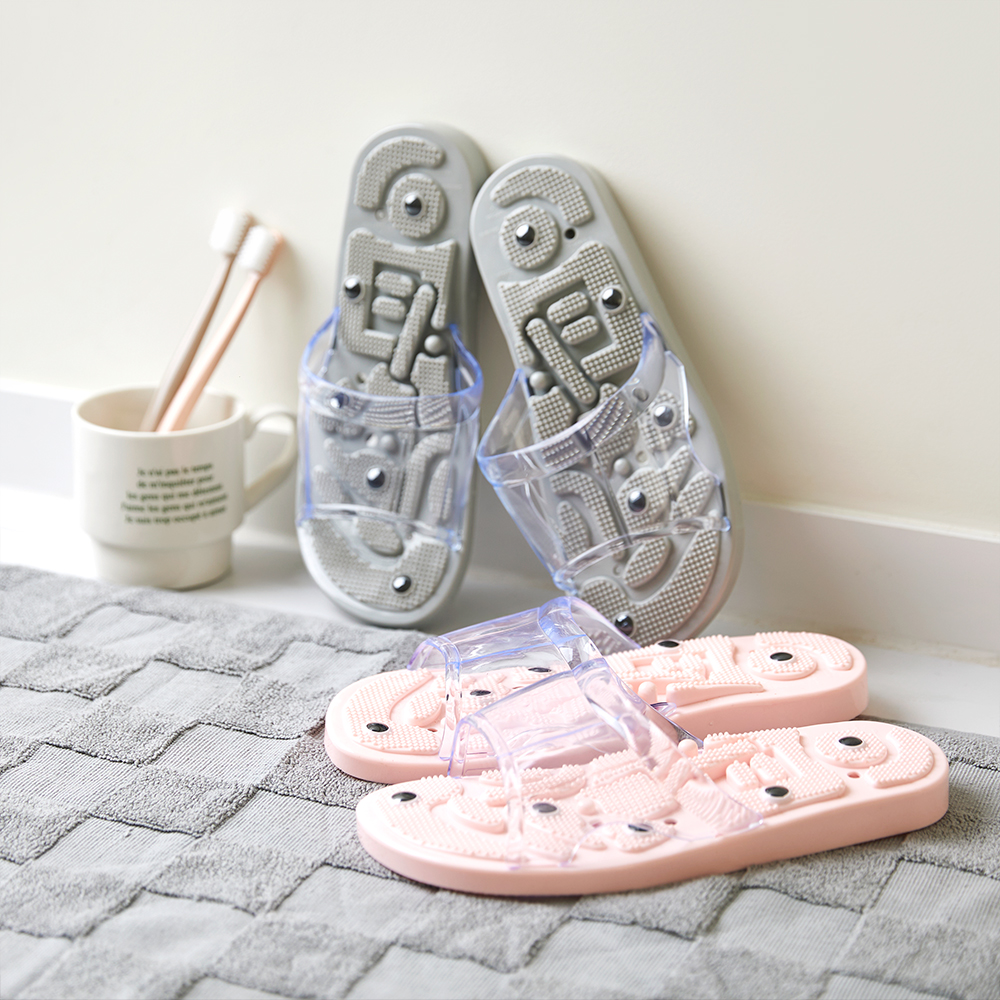 크린리빙 구슬 지압 혈액 순환 건강 욕실화 화장실 슬리퍼