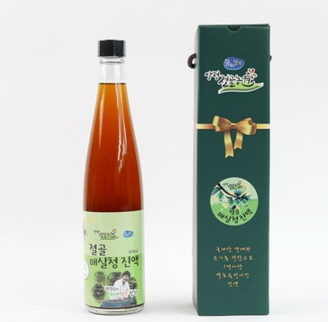 매실청매실액 수제 발효 전통방식 엑기스원액 600ml