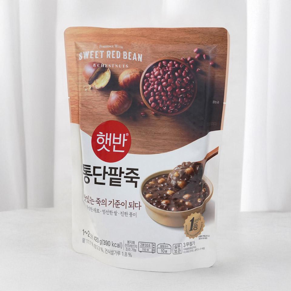 메가마트 CJ 햇반 소프티밀 통단팥죽 420g - 상세 이미지 2