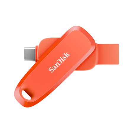 샌디스크 울트라듀얼 C타입 USB OTG 메모리 C6 오렌지 각인유에스비 64GB