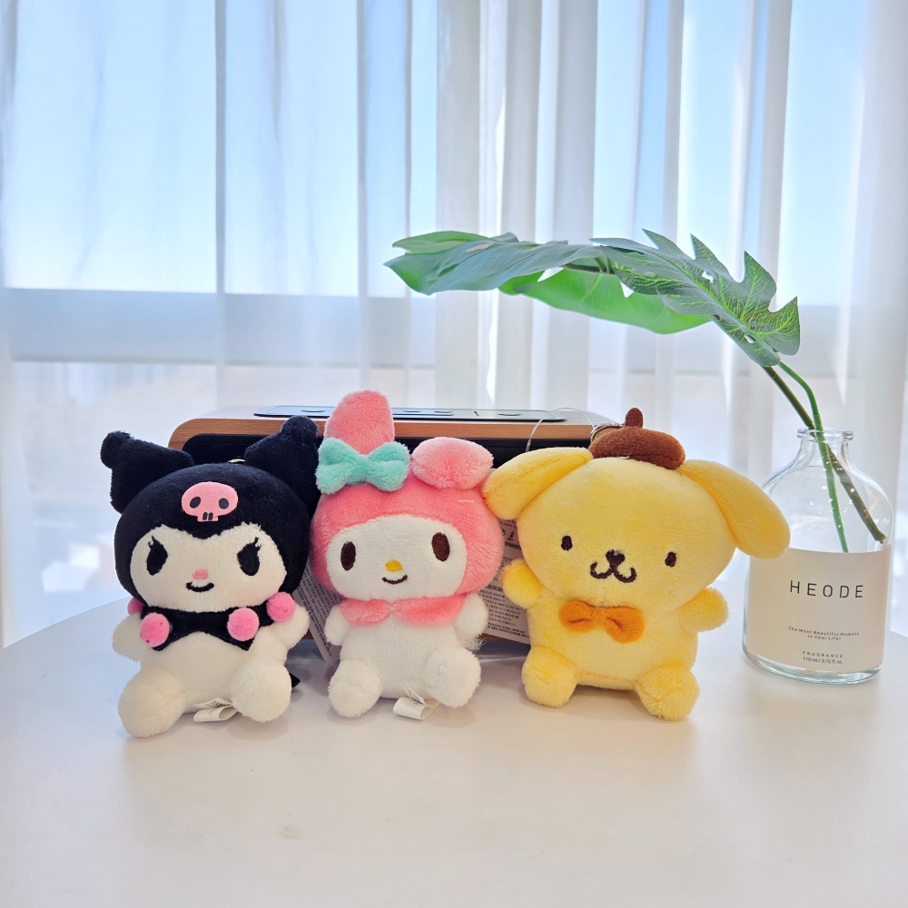 산리오 키링 쿠로미키링 폼폼푸린키링 마이멜로디키링 인형 가방고리 이미지 6