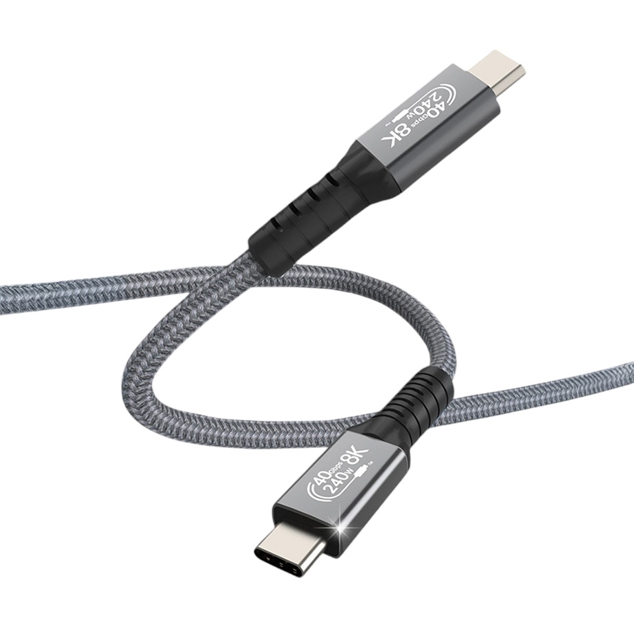 초고속 C to C 타입 카메라 전용 충전 케이블 8K 240W USB4 데이터 케이블 - 상세 이미지 4