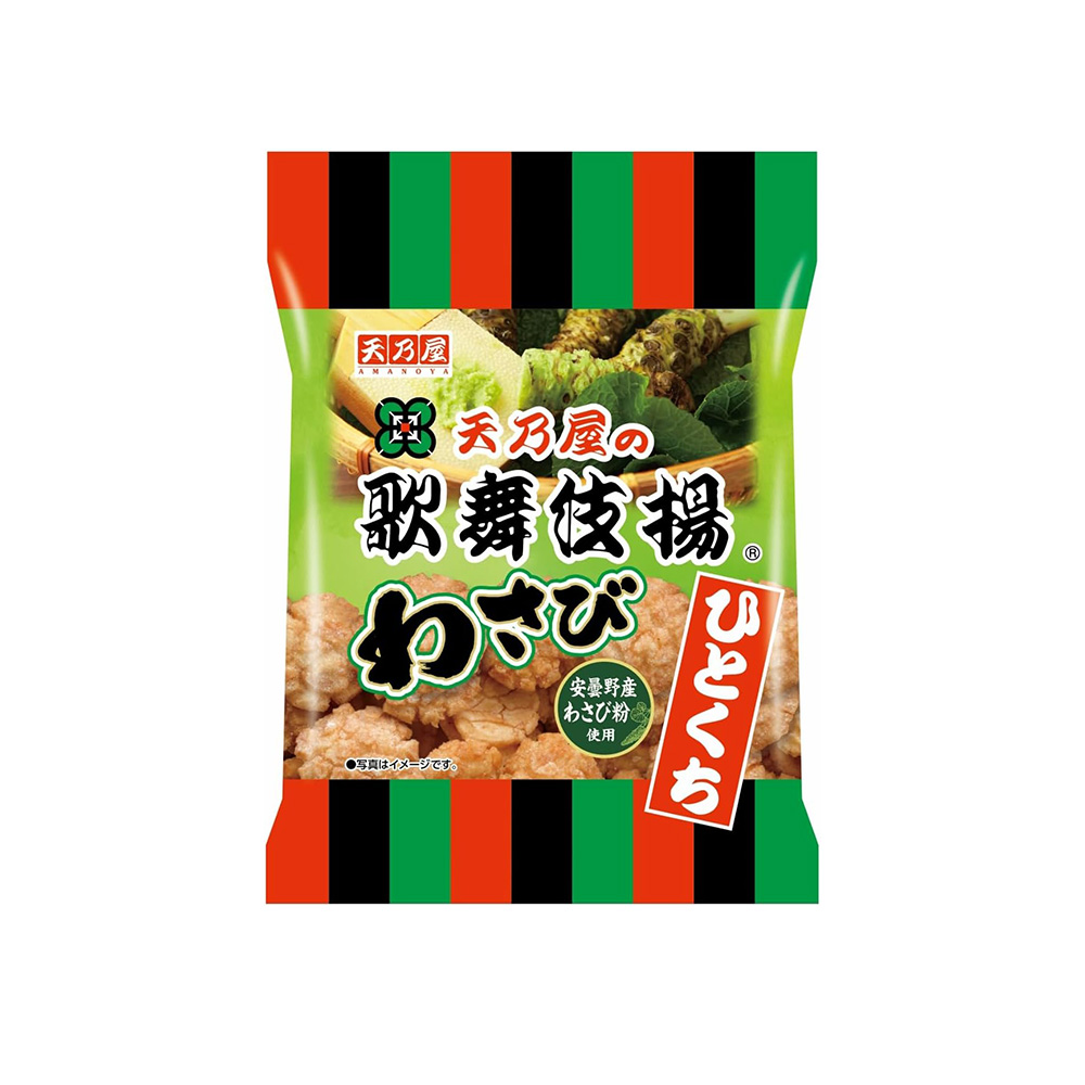 아마노야 한입 와사비 가부키아게 54g 12개세트