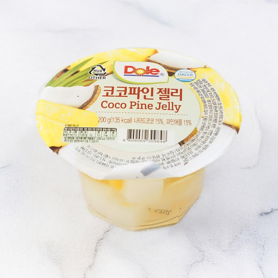 메가마트 Dole 컵젤리 코코파인 젤리 200g - 메인 이미지