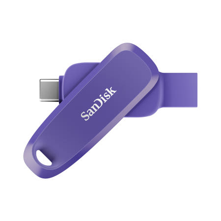 샌디스크 울트라듀얼 C타입 USB OTG 메모리 C6 퍼플 각인 유에스비 128GB