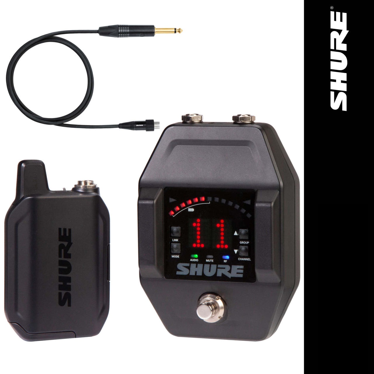 SHURE GLXD16+ 슈어 무선 기타 페달 수신기 세트 GLXD16플러스
