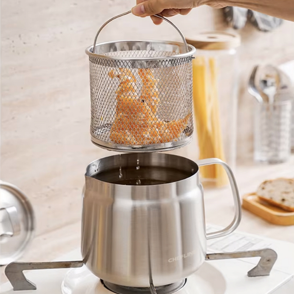 셰프라인 스텐 304 인덕션 면삶는 냄비 파스타 오뎅 꼬치 어묵 멀티팟 소형 2L