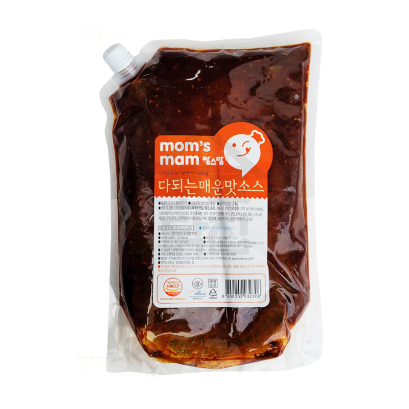미르마로 맘스맘 다되는매운맛소스 2kg x 5봉지 낙지볶음 양념장 - 상세 이미지 2