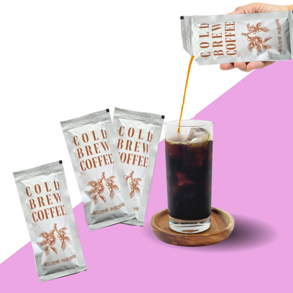 디카페인 콜드브루 원액 외 더치커피 파우치 3종 30팩 - 상세 이미지 4