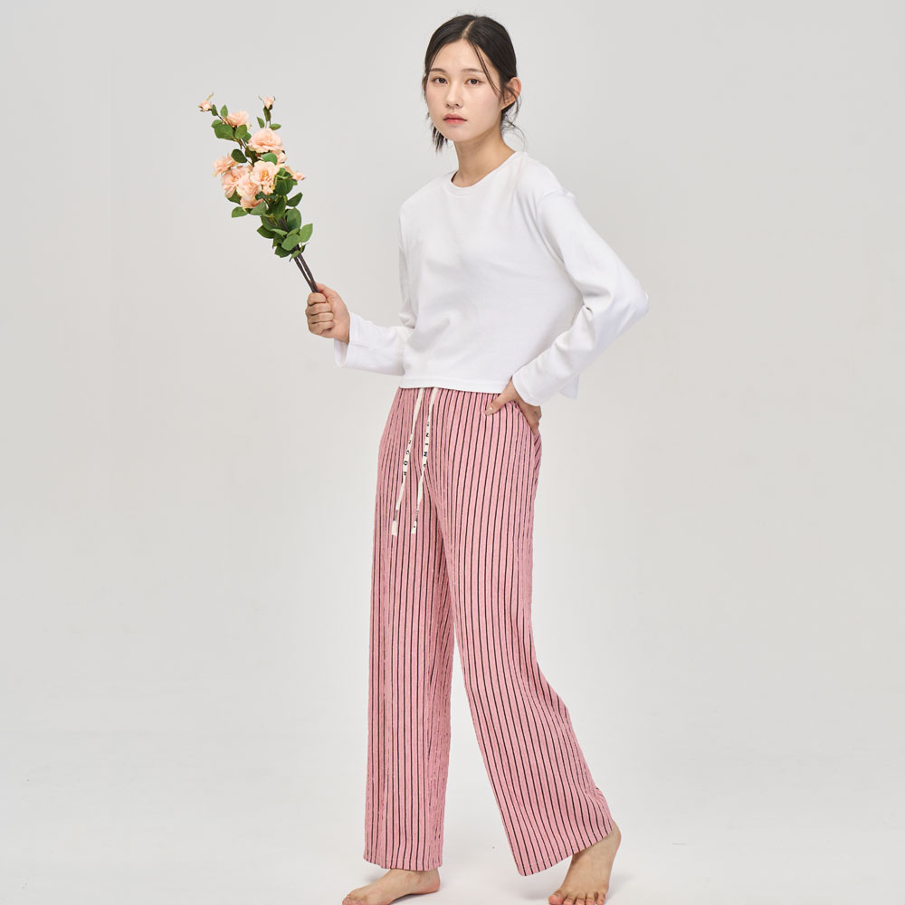 구름바지 사방스판바지 줄무늬바지 사방스판바지 정석바지 편의점바지 흡연자바지 기숙사바지 신혼부부바지 실내복 홈웨어 편한바지 - 상세 이미지 4