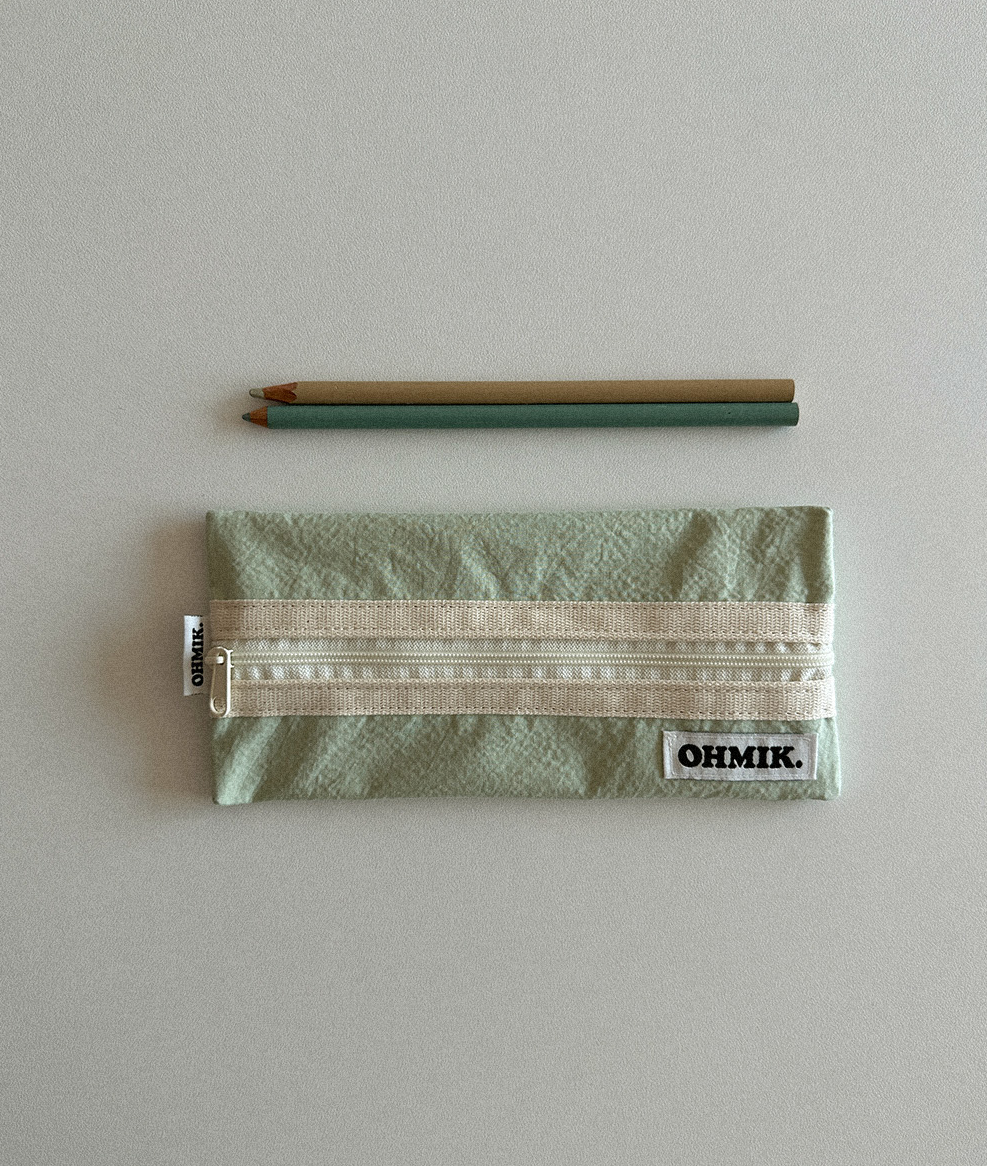 오미크 필통 펜슬파우치 Pencil Pouch - 피스타치오 - 상세 이미지 2
