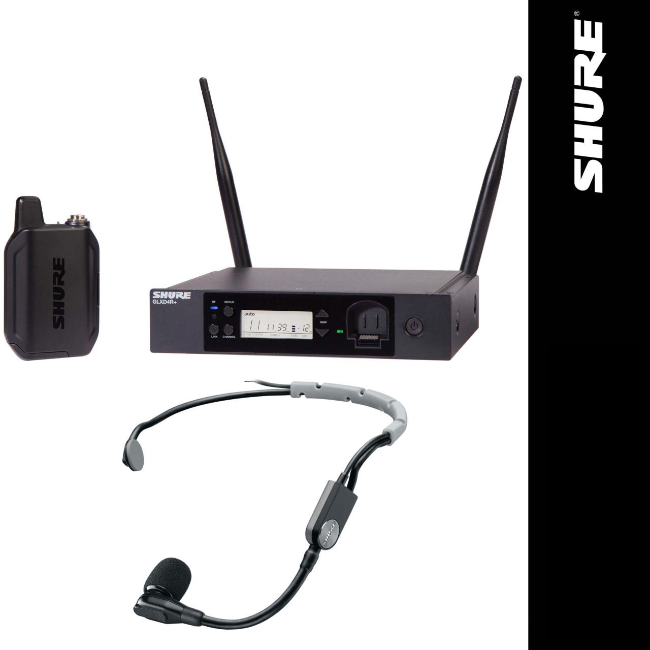 SHURE GLXD14R+/SM35 슈어 무선 헤드셋 마이크 세트 GLXD14R플러스