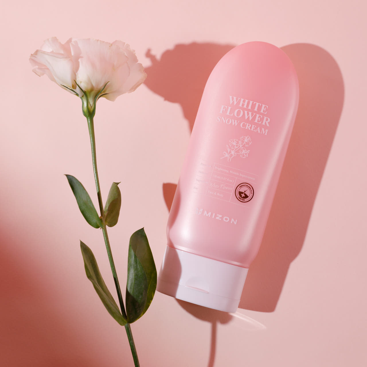 [미즈온] 화이트 플라워 스노우 미백 주름개선 톤업 크림 150ml+150ml - 상품 이미지