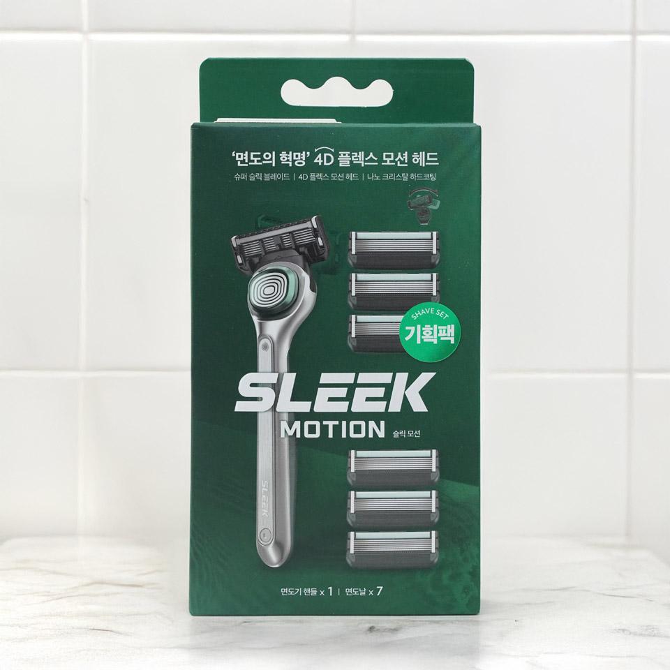 메가마트 도루코 슬릭 모션 면도기 기획세트 1호 면도기+면도날7입 - 메인 이미지
