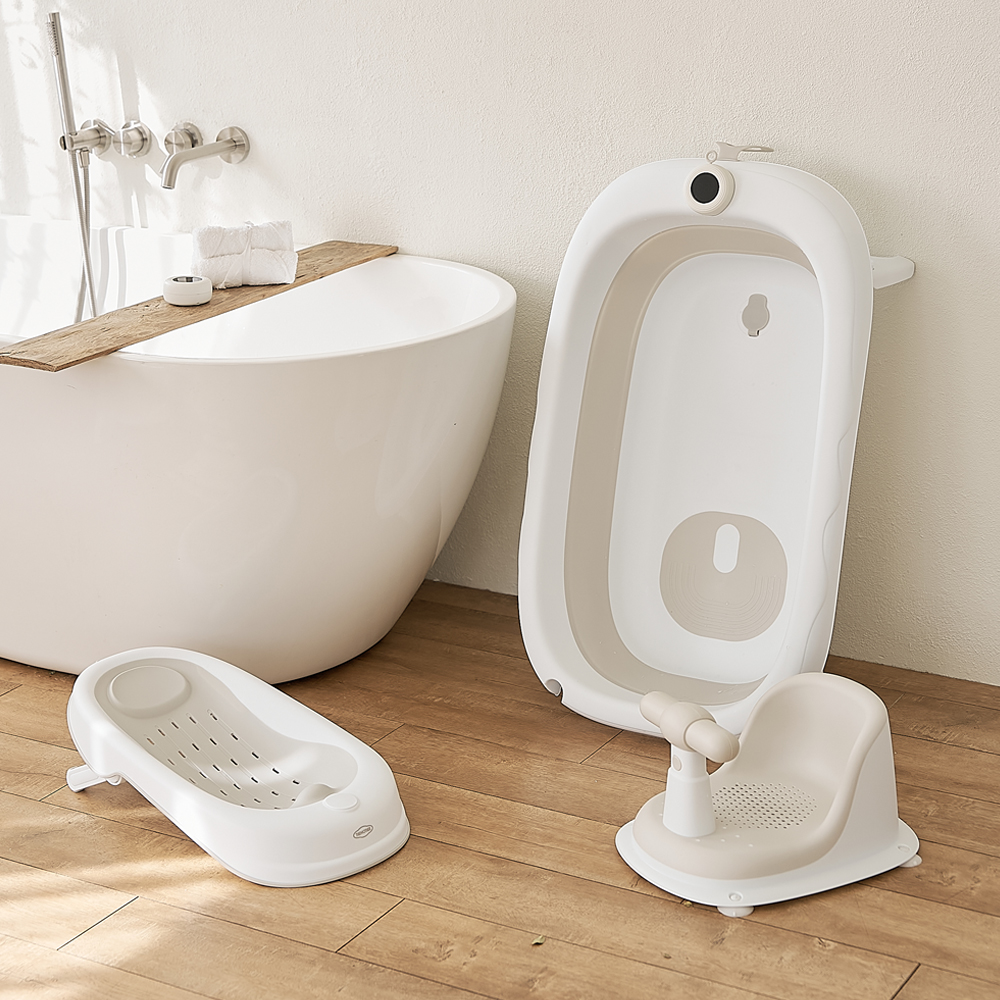 더마더 접이식 아기욕조 신생아욕조 디지털 탕온계